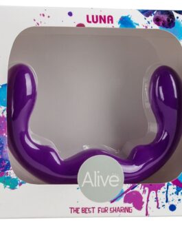 ALIVE – LUNA DILDO DOPPIA PENETRAZIONE VIOLA IN SILICONE 25 CM