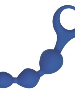 ALIVE – SFERE ANALI IN SILICONE BLU TRIBALL 15 CM