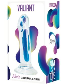 ALIVE – VALIANT PENE REALISTICO TRASPARENTE 16 CM