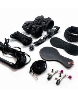 ALIVE – FURY KIT 10 PEZZI BDSM NERO