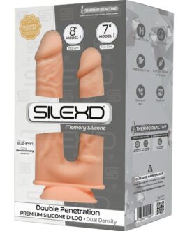 SILEXD – MODELLO 1 PENE REALISTICO DOPPIA PENETRACION PREMIUM SILEXPAN SILICONE 17.5 / 19.5 CM