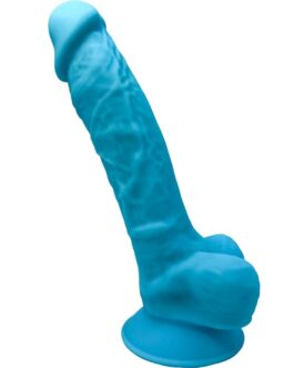 SILEXD – MODELLO 1 PENE REALISTICO PREMIUM SILEXPAN SILICONE BLU 17.5 CM