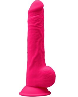 SILEXD – MODELLO 1 PENE REALISTICO PREMIUM SILEXPAN SILICONE FUCSIA 24 CM