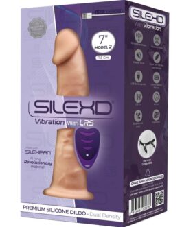 SILEXD – MODELLO 1 VIBRATORE PENE REALISTICO IN SILICONE PREMIUM SILEXPAN TELECOMANDO 17.5 CM