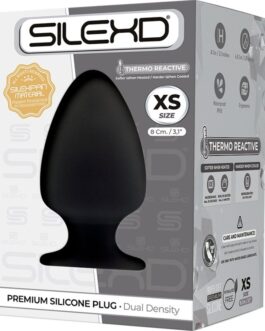 SILEXD – MODELLO 1 PLUG ANALE PREMIUM SILEXPAN SILICONE PREMIUM TERMOREATTIVO TAGLIA XS