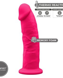 SILEXD – MODELLO 2 PENE REALISTICO PREMIUM SILEXPAN SILICONE FUCSIA 23 CM