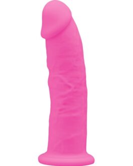 SILEXD – MODELLO 2 PENE REALISTICO PREMIUM SILEXPAN IN SILICONE ROSA FLUORESCENTE 15 CM