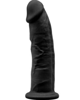 SILEXD – MODELLO 2 PENE REALISTICO PREMIUM SILEXPAN SILICONE NERO 15 CM