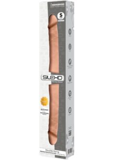 SILEXD – PENE DOPPIO REALISTICO SILICONE SILEXPAN PREMIUM 38.5 CM