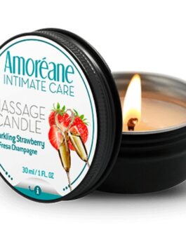 AMOREANE – CANDELA DA MASSAGGIO CHAMPAGNE FRAGOLA 30 ML