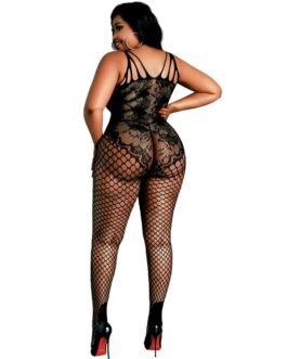 MOONLIGHT – BODYSTOCKING MODELLO 4 NERO TAGLIA FORTE