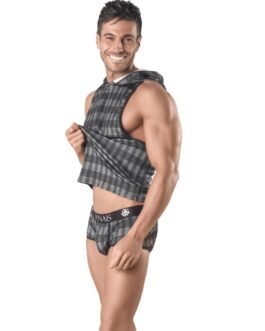 ANAIS MEN – T-SHIRT CON CAPPUCCIO AEGIS S