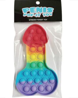 KHEPER GAMES – GIOCATTOLO ANTISTRESS PENE POP-IT MULTICOLORE