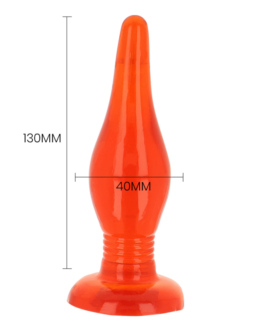 BAILE – PLUG ANALE SOFT TOUCH ROSSO 14.2 CM