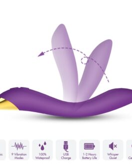 ARMONY – VIBRATORE FLAMINGO MULTIPOSIZIONE VIOLA
