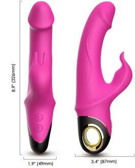 ARMONY – METEROR DILDO VIBRATORE RABBIT ROTATOR FUCSIA