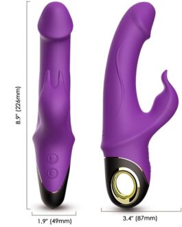 ARMONY – METEROR DILDO VIBRATORE CONIGLIO VIOLA