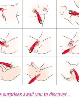 ARMONY – VIBRATORE OMBRA DOPPIA TESTA ROSSO