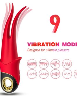 ARMONY - VIBRATORE OMBRA DOPPIA TESTA ROSSO