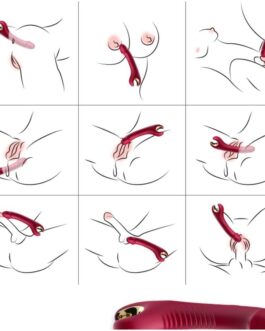 ARMONY – VIBRATORE E ROTATORE PRINCE DILDO ROSSO