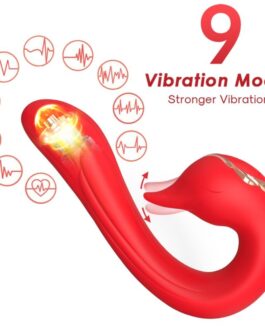 ARMONY – VIBRATORE DELFIN MULTIPOSIZIONE ED EFFETTO CALORE ROSSO