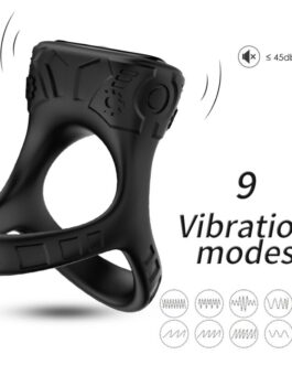 ARMONY – ANELLO VIBRATORE E MULTIPOSIZIONE NERO