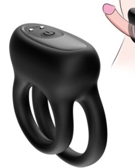 ARMONY – VIBRATORE DOPPIO ANELLO NERO