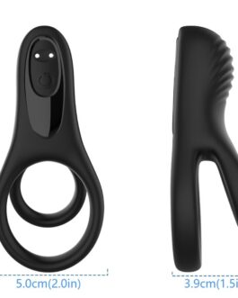 ARMONY – VIBRATORE DOPPIO ANELLO NERO