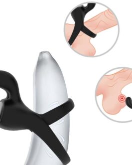 ARMONY – ANELLO VIBRATORE RABBIT NERO