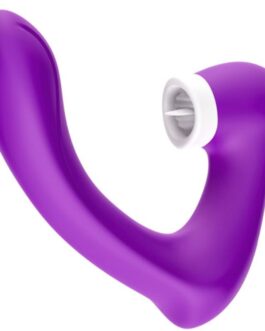 ARMONY – SECRETKISS LECCATO CLIT VIBRANTE E VIBRATORE CURVO VIOLA