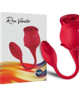 ARMONY - VIBRATORE E SUCCHIATORE CLITORIDE ROSA 10 MODALITÀ ROSSO