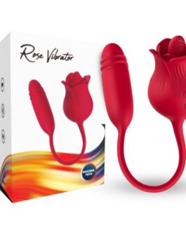 ARMONY – CLITORITE VIBRANTE LECCATA DI ROSA E VIBRATORE ROSSO