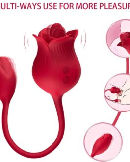 ARMONY – VIBRATORE ROSA CON COLA ROSSO