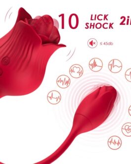 ARMONY – VIBRATORE ROSA CON COLA ROSSO
