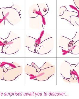 ARMONY – MASSAGGIATORE E VIBRATORE A Y-WAND DOPPIA TESTA FUCSIA