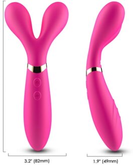 ARMONY – MASSAGGIATORE E VIBRATORE A Y-WAND DOPPIA TESTA FUCSIA