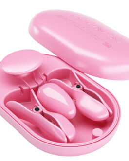 PRETTY LOVE - SCATOLA A SORPRESA PINZETTE PER ELETTROSTIMOLAZIONE ROSA