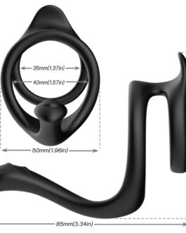ARMONY – ANELLO ANALE DOPPIO CODA NERO