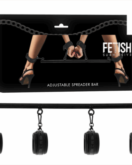 FETISH SUBMISSIVE BONDAGE – BARRA SEPARATRICE REGOLABILE 4 PEZZI