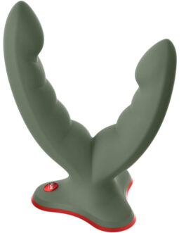 FUN FACTORY – DOPPIO DILDO E MASSAGGIATORE RYDE VERDE