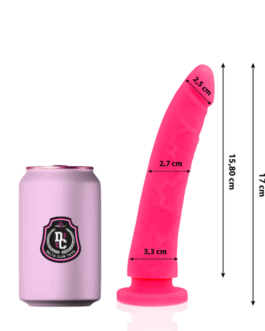 DELTA CLUB - TOYS DILDO MEDICO ROSA IN SILICONE 17 CM -O- 3 CM