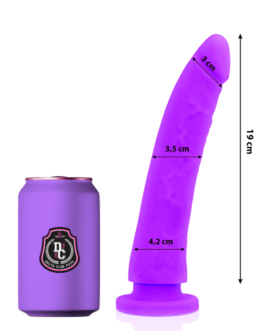 DELTA CLUB - TOYS DILDO MEDICO LILLA IN SILICONE 20 CM -O- 4 CM
