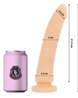 DELTA CLUB - TOYS DILDO NATURALE IN SILICONE MEDICO 23 CM -O- 4.5 CM
