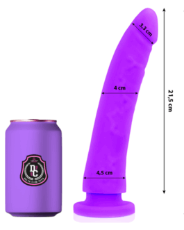 DELTA CLUB - TOYS DILDO MEDICO LILLA IN SILICONE 23 CM -O- 4.5 CM