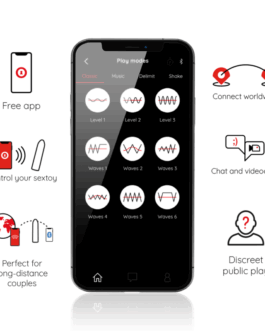 ONINDER – BERLIN VIBRATORE BULLET NERO 9 MODALITÀ 8,5 X 2 CM – APP GRATUITA