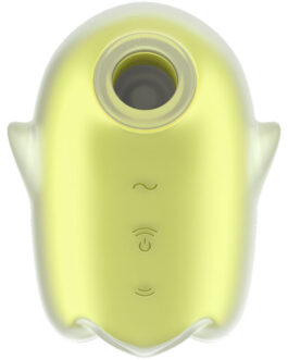 SATISFYER – GLOWING GHOST AIR PULSE  VIBRADOR AMARILLO