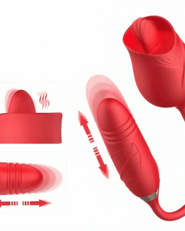 ARMONY – VIBRATORE DI FIORI DELIZIOSI E SPINTA CON LINGUA ROSSA