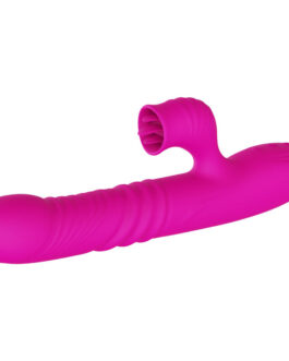 ARMONY – FANNY VIBRATORE MULTIFUNZIONE DOPPIA LINGUA FUCSIA EFFETTO CALORE
