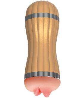 ARMONY – BEVIS DOPPIO MASTURBATORE VAGINA E BOCCA SENZA VIBRAZIONE ORO