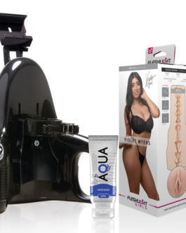 FLESHLIGHT – VIOLA MYERS WAIFU + LANCIO UNIVERSALE + LUBRIFICANTE AQUA QUALITÀ 50 ML